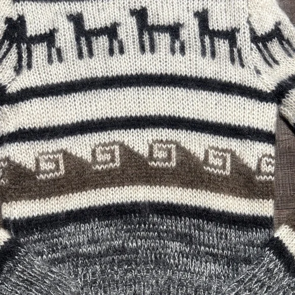 Joseph Roll Neck Peruvian jacquard Sweater